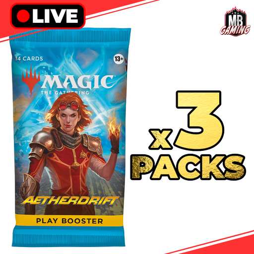 Magic The Gathering: Aetherdrift Play Booster Pack (x3) - LIVE