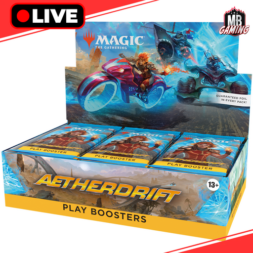 Magic The Gathering: Aetherdrift Play Booster Display - LIVE