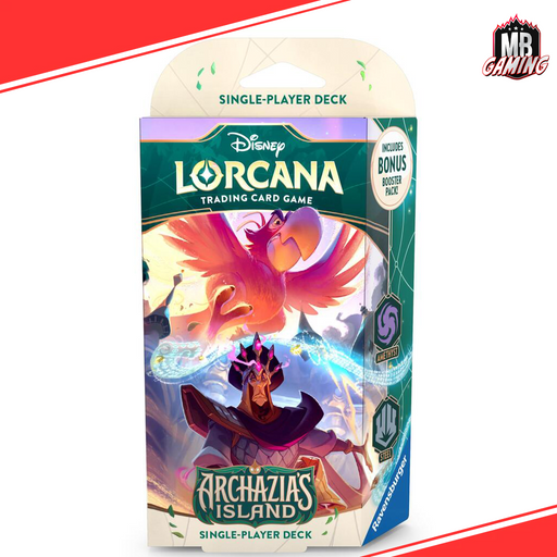 Disney Lorcana: Archazia's Island Chapter 7 Amethyst & Steel Starter Deck [PREORDER]