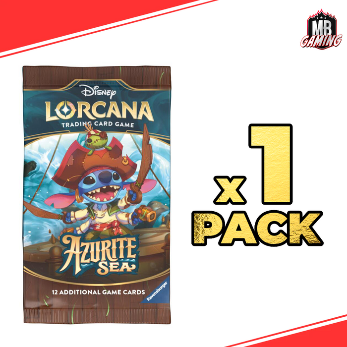 Disney Lorcana: Azurite Sea Booster Pack (Set 6)