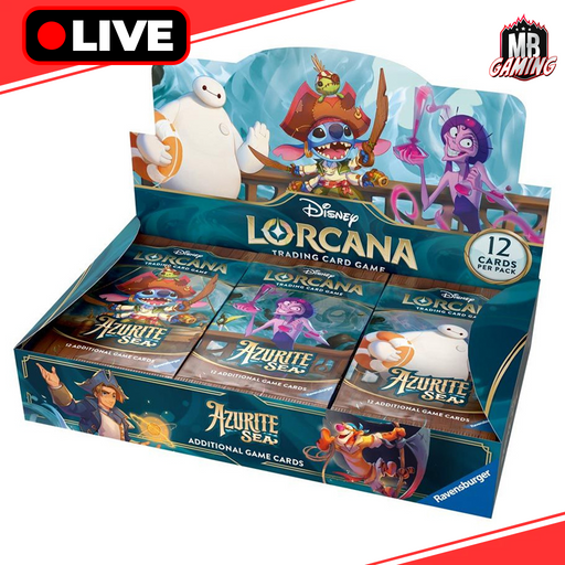 Disney Lorcana: Azurite Sea Booster Box - LIVE BREAK