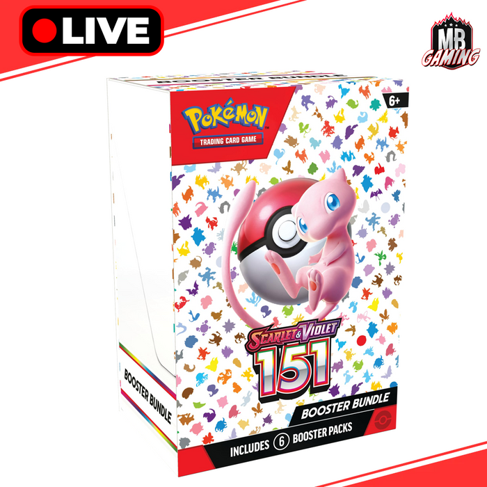 Pokemon: 151 Booster Bundle - LIVE