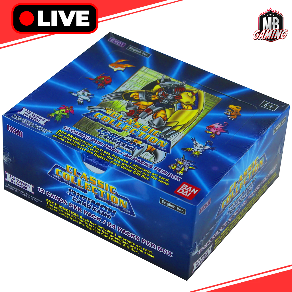 Digimon: Classic Collection Booster Box (EX-01) - LIVE BREAK