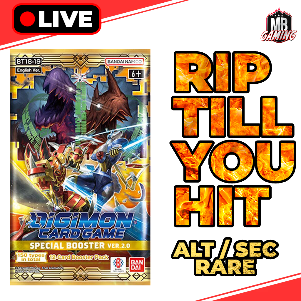 Digimon: Special Release Version 2.0 - Rip Till You Hit - Alt Art/Secret