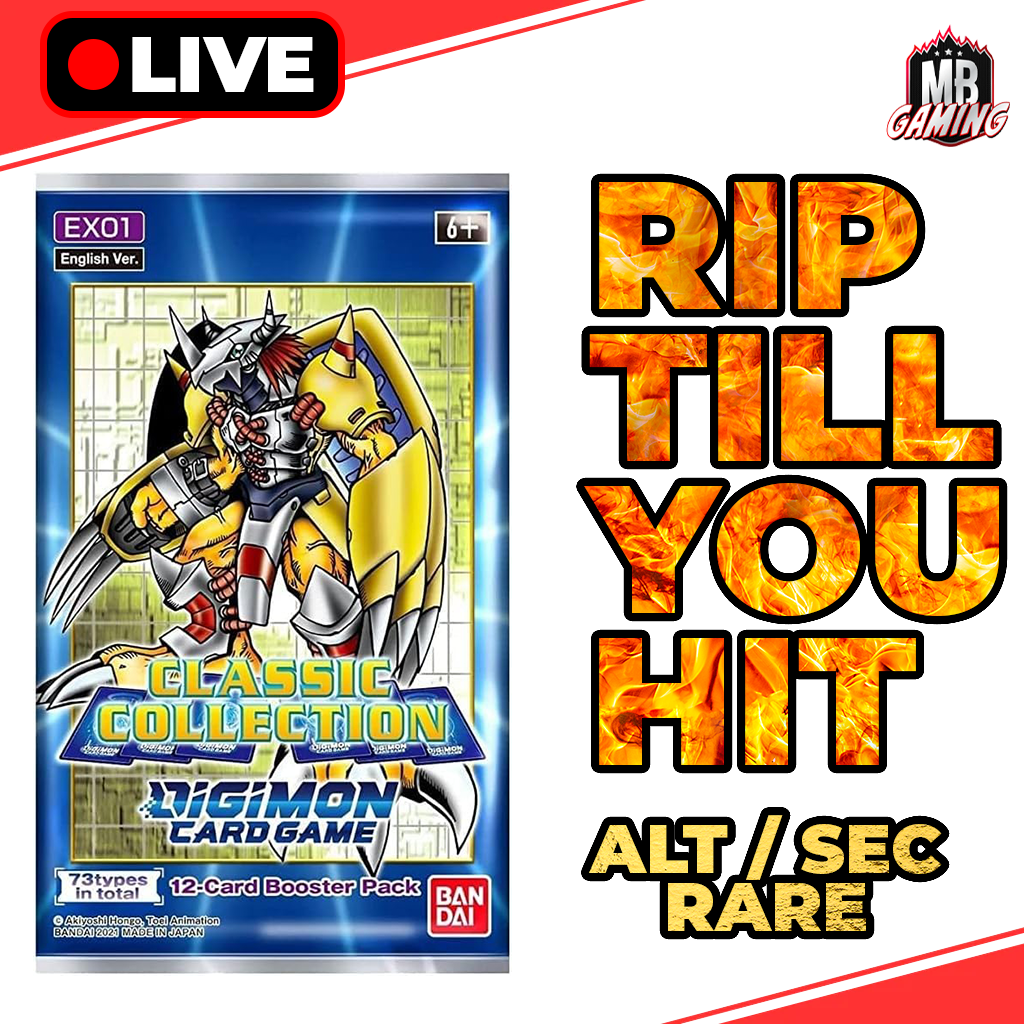 Digimon: Classic Collection (EX-01) - Rip Till You Hit - Alt Art/Secret