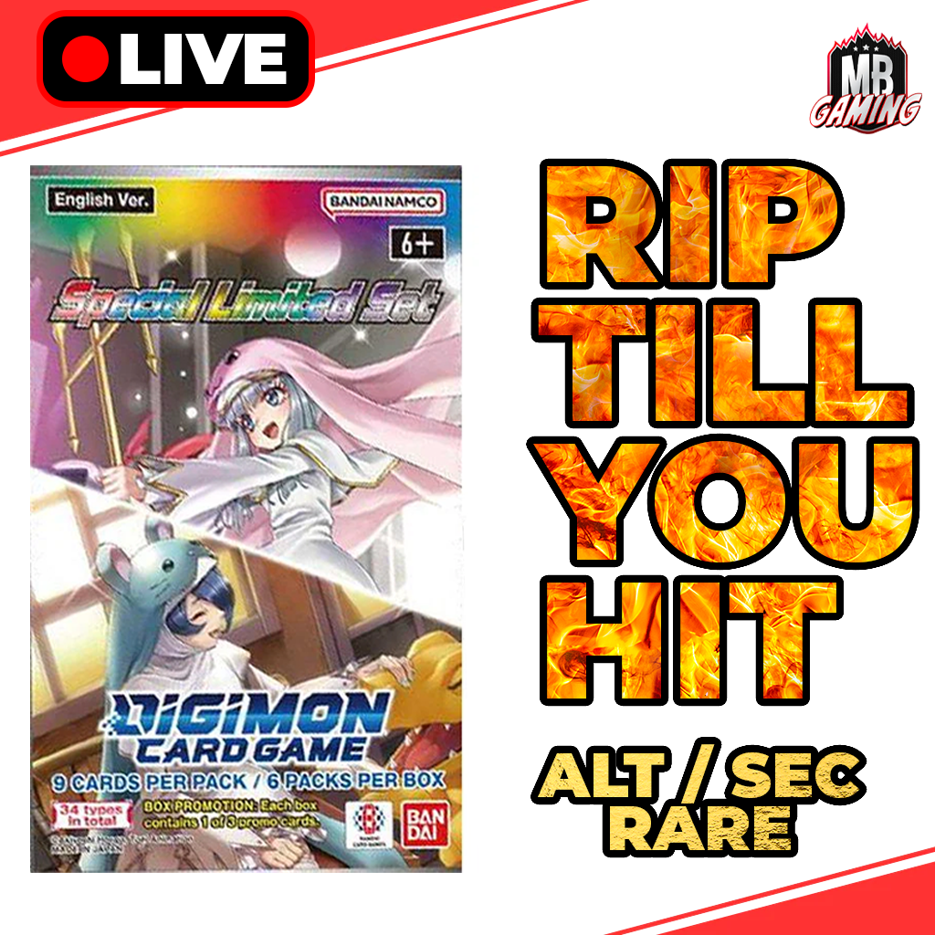 Digimon: Special Limited Set - Rip Till You Hit - Alt Art