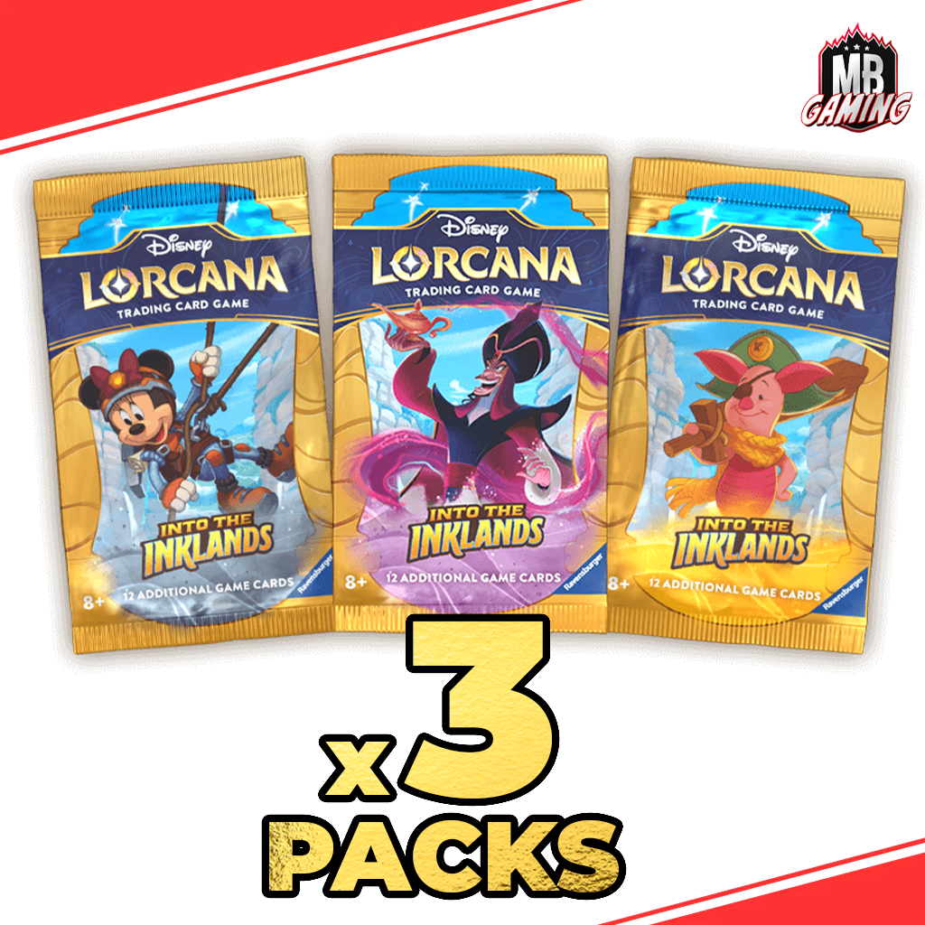 Disney Lorcana: Into the Inklands Booster Pack (x3)