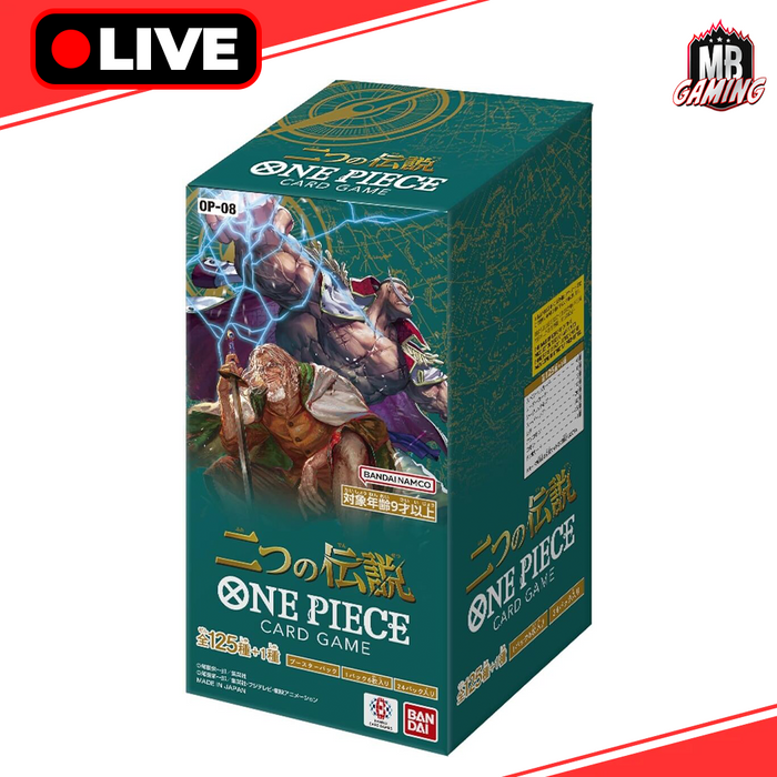 One Piece: OP-08 Booster Box [Japanese] - LIVE BREAK