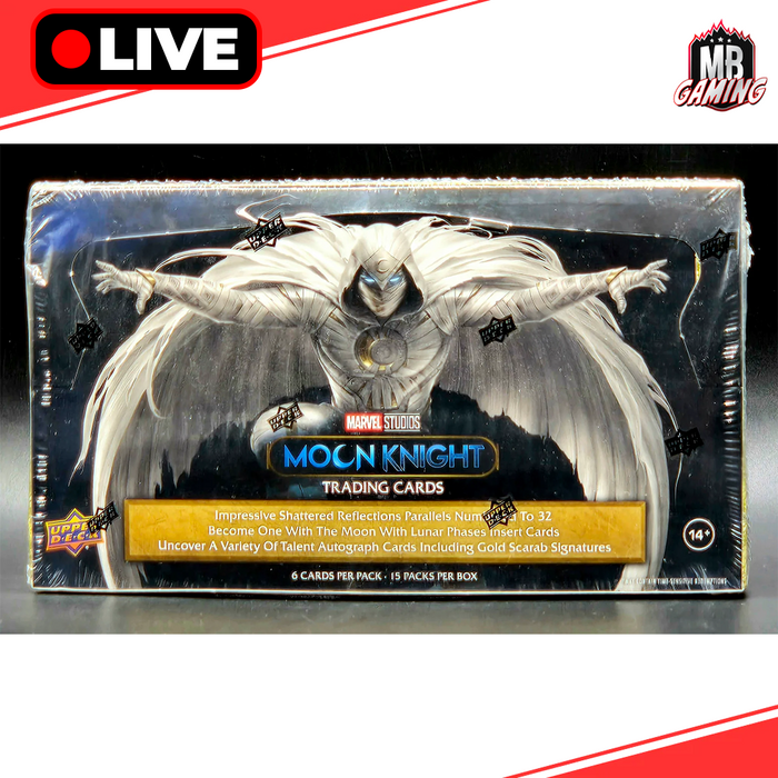 Marvel Studios: 2023 Upper Deck Moon Knight Hobby Box - LIVE