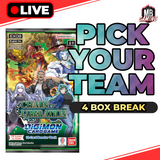 Digimon: Chain of Liberation (EX-08) - PYT - 4 Booster Box GROUP BREAK