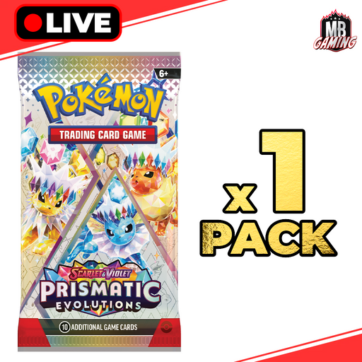 Pokemon: Prismatic Evolutions Booster Pack - LIVE