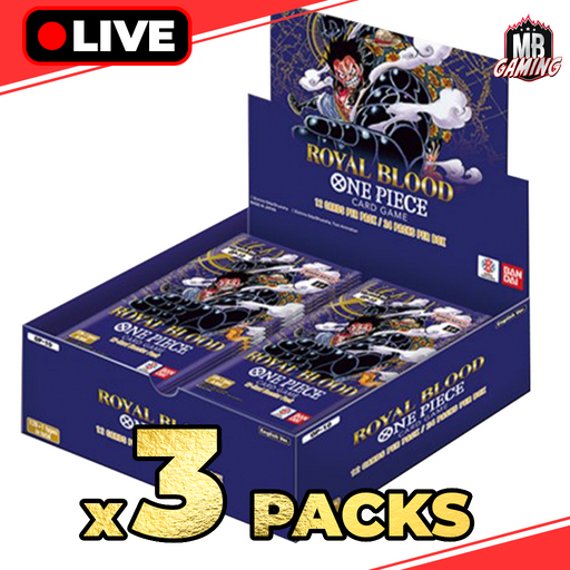 One Piece: Royal Blood Booster Pack x3 (OP-10) - LIVE