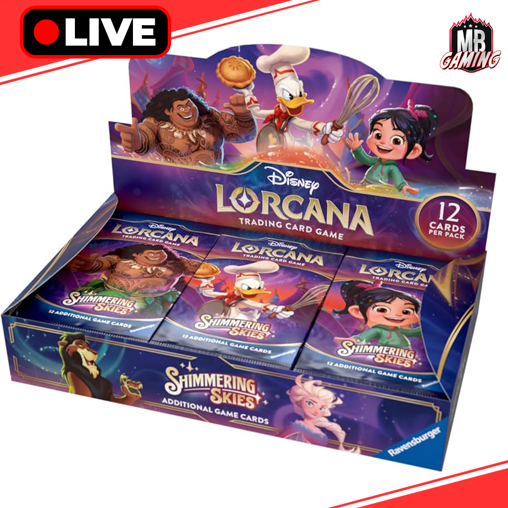 Disney Lorcana: Shimmering Skies Booster Box - LIVE BREAK