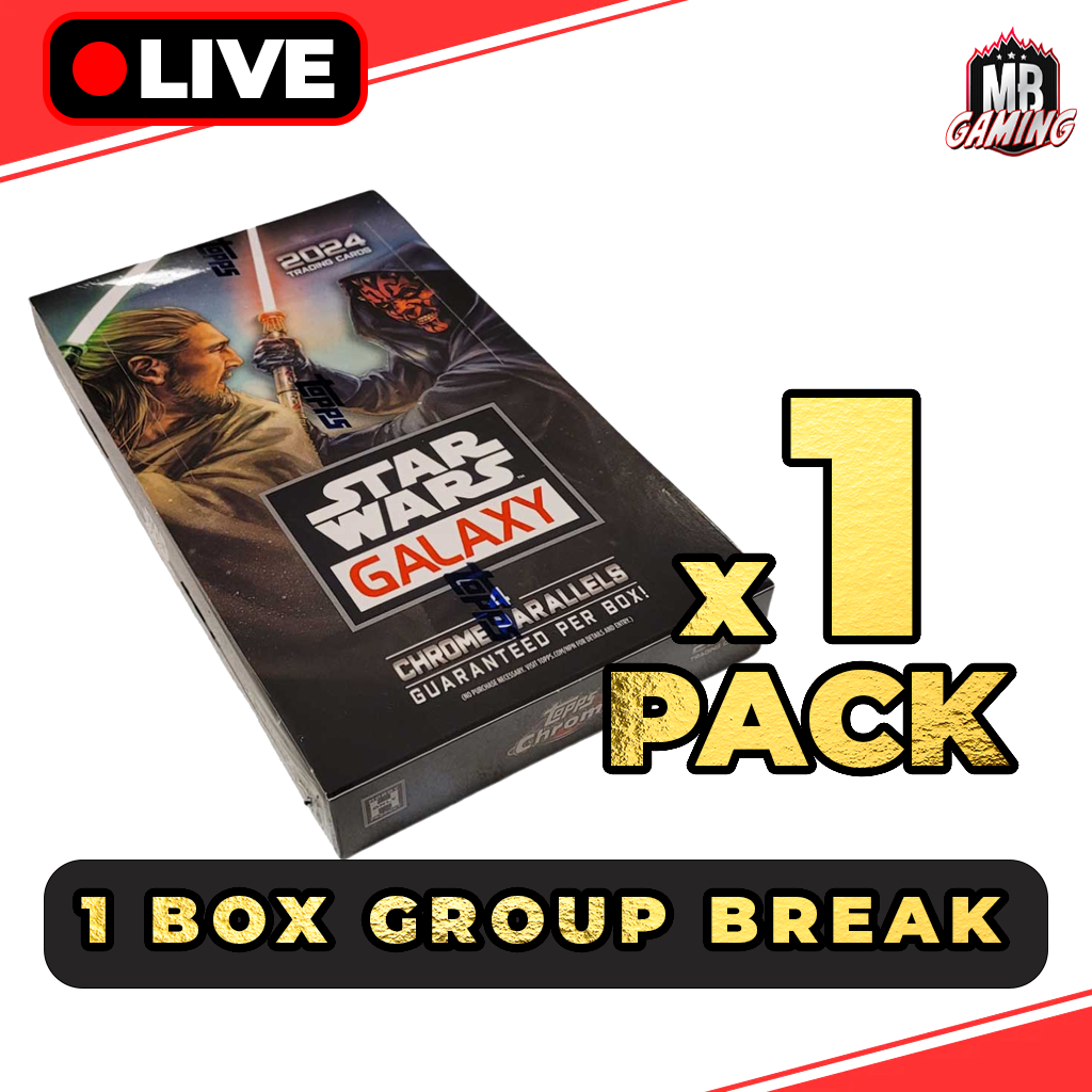 2024 Topps Star Wars Chrome Galaxy -  Pick Your Pack - GROUP BREAK