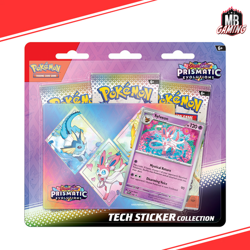 Pokemon: Prismatic Evolutions Tech Sticker Collection