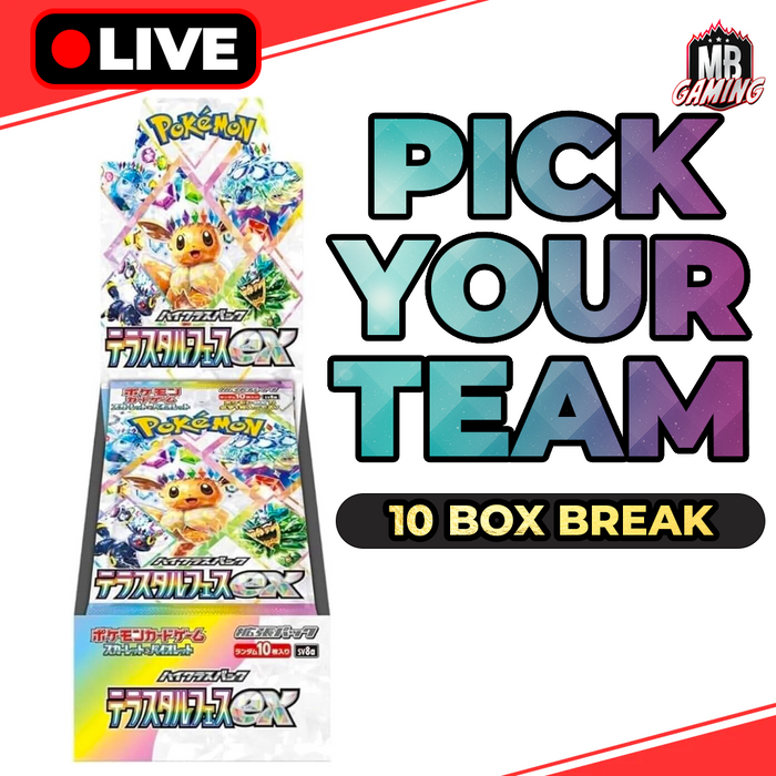 Pokemon Japanese: Terastal Festival SV8B - Pick Your Team - 10 Box Break