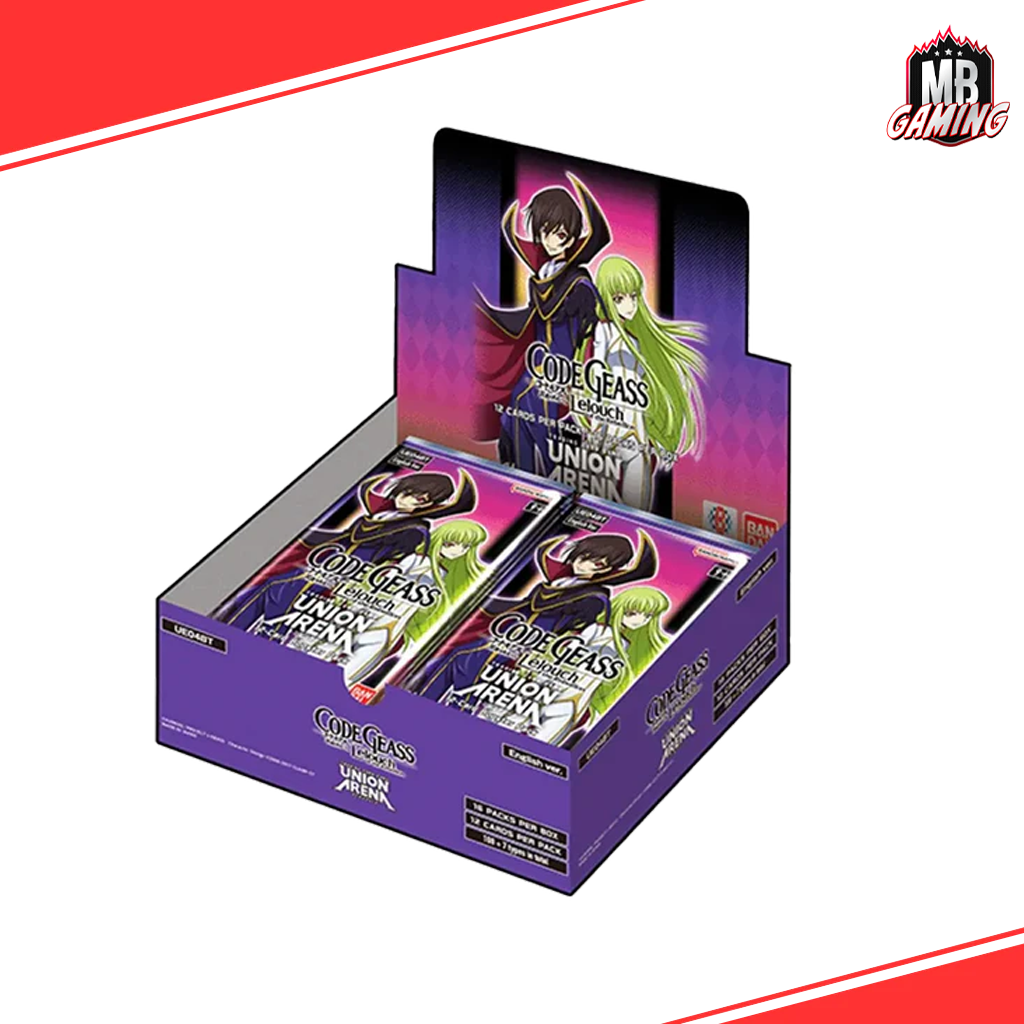 UNION ARENA CARD GAME: Code Geass: Lelouch of the Rebellion BOOSTER BOX (UE04BT)