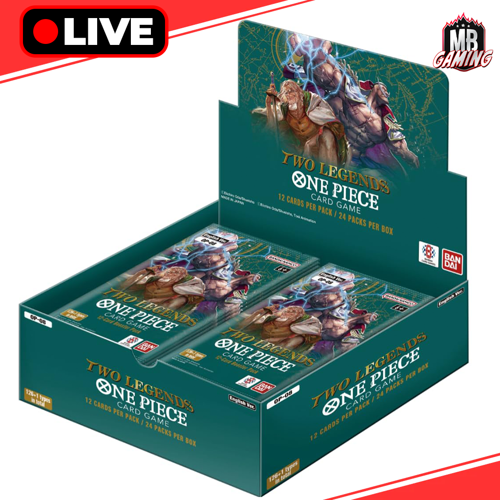 One Piece: Two Legends Booster Box (OP-08) - LIVE BREAK